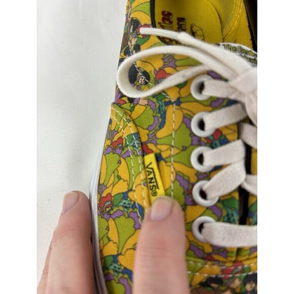 Vans Yellow Submarine The Beatles Sneakers Yellow Womens 8.5 Mens 7 - Picture 6 of 11